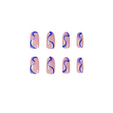 Xpoko Colorblock Line Nails