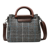 Xpoko Fashion Bags trend color contrast check small square bag