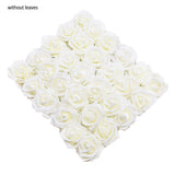 10/20/30 Heads 8CM Artificial PE Foam Rose Flowers DIY Wedding Bride Bouquets for Bridal Shower Party Wedding Decorative Flower