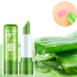 Xpoko 1pcs  Aloe Vera Lipstick Color Changing Lip Balm Lasting Moisturizing Moisturizing Waterproof Temperature Change Lip Balm