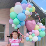 1.5M Balloon Arch Plastic Flower Wreath Balloons Hoop Ring Decoration For Home Baby Shower Birthday Wedding Party Cristmas Decor