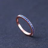 100% Quality Assurance 925 Sterling Silver Semi-Eternal Ring Ladies Engagement Color SONA Stone Wedding Ring Jewelry