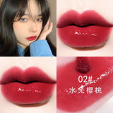 Xpoko Moisturizing Liquid Lipstick Jelly Lasting Cherry Red Pink Lip Gloss Sexy Non Sticky Cup Lip Tint Korean Lips Makeup 5 Colors