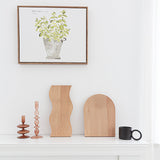 Xpoko Decorative Wavy Arch Wood Storage Tray