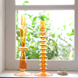 Xpoko Danish Pastel Colorful Layered Candle Stick