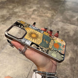 Xpoko Fashion Goddess Sunflower Phone Case For IPhone 16 15 14 13 12 11 Promax XS XR 7 8 Plus SE Luxury Popular Minimalism Cover Y2k