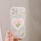 Xpoko Tulip Shell Pattern Phone Case