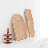 Xpoko Decorative Wavy Arch Wood Storage Tray