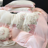 Xpoko - Aesthetic Embroidery Home Textiles Duvet Cover Bedding Set