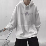 Xpoko Original sweatshirt American trendy retro versatile spring, autumn and winter loose men new hooded top thickened warm jacket y2k