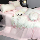 Xpoko - Aesthetic Embroidery Home Textiles Duvet Cover Bedding Set