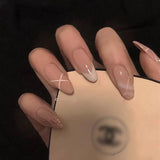 Xpoko Nude Gentle French Style Press On Nails
