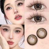 Xpoko New Brown Contact Lenses(6months wear)