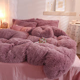 Xpoko Dreamy Winter Mink Fleece Bedsheet Set