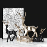 Xpoko Scandinavian Reindeer Sculpture Set of 2