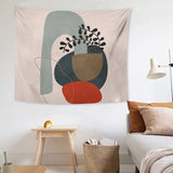 Xpoko Abstract Bohemian Girl Graphic Tapestry