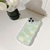 Xpoko Oil Painting Green Heart Phone Case