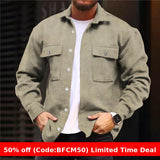 men winter outfits Spring and Autumn New Men's Long-Sleeved Button Cardigan Printed Casual Fashion Trendy Jacket Jacket