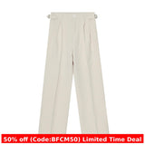 2000s fashion Men's Clothing New Korean Style Casual Loose Straight Suit Pants Trendy Solid Color Trousers for Men