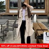 cute casual outfits for fall 2024 Autumn and Winter Air Thickened Lapel Windbreaker Men's Korean-Style Loose off-Shoulder Coat Fashion