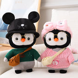 Xpoko Kawaii Dress Up Penguin Family Plushie Christmas Thanksgiving gifts