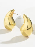 Xpoko Geometric Solid Color Earrings Accessories