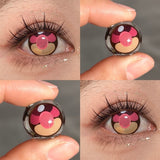 Xpoko 1pair Yashiro Nene Cosplay Colored Contact Lenses 12months