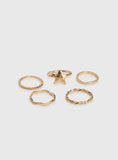 Xpoko Casen Ring Set Gold