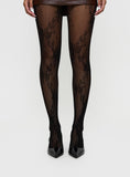 Xpoko Murmur Lace Stockings Black