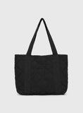 Xpoko Jovie Nylon Quilted Tote Black