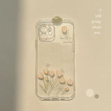 Xpoko Original Hand Painted Flowers Phone Case