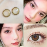 Xpoko Olive Green Contact Lenses