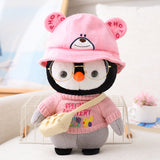 Xpoko Kawaii Dress Up Penguin Family Plushie Christmas Thanksgiving gifts