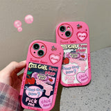 Xpoko Pink Girl Love Graffiti Phone Case