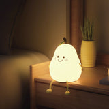 Xpoko Kawaii Cartoon Pear Night Light Christmas Thanksgiving gifts