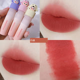 Xpoko Cute Doll Head Lipstick Christmas Thanksgiving gifts