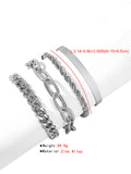 Xpoko Original Cool Statement Chains Bracelet