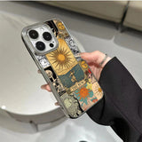 Xpoko Fashion Goddess Sunflower Phone Case For IPhone 16 15 14 13 12 11 Promax XS XR 7 8 Plus SE Luxury Popular Minimalism Cover Y2k