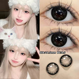 Xpoko New Black 14.5mm Contact Lenses(6months wear)