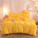 Xpoko Dreamy Winter Mink Fleece Bedsheet Set