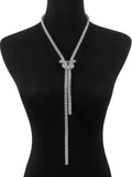 Xpoko Chains Knot Tasseled Necklaces Accessories