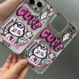 Xpoko Kawaii Graffiti Little Ghost Cat Phone Case