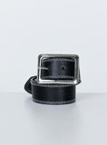 Xpoko Sydney Contrast Stitch Belt Black