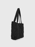 Xpoko Jovie Nylon Quilted Tote Black