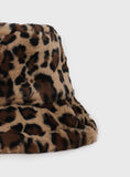 Xpoko Frankle Faux Fur Bucket Hat Leopard