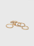 Xpoko Casen Ring Set Gold