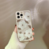 Xpoko Vintage Matte Flower Phone Case