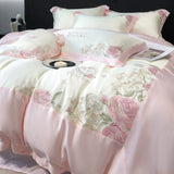 Xpoko - Aesthetic Embroidery Home Textiles Duvet Cover Bedding Set