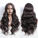 Xpoko Synthetic Lace Front Wig  Brown Wig Long Body Curly Wavy Glueless Wig Lace Wig For Women Lace Front Wig Lace Front Cosplay Wig