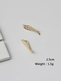 Xpoko Leaf Pattern Earring Accessories